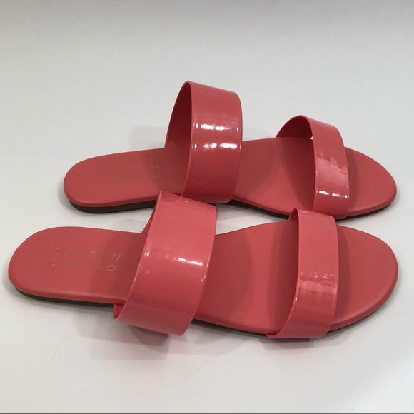 LC Lauren Conrad Firefli Womens Sandals Coral - Picture 3 of 3